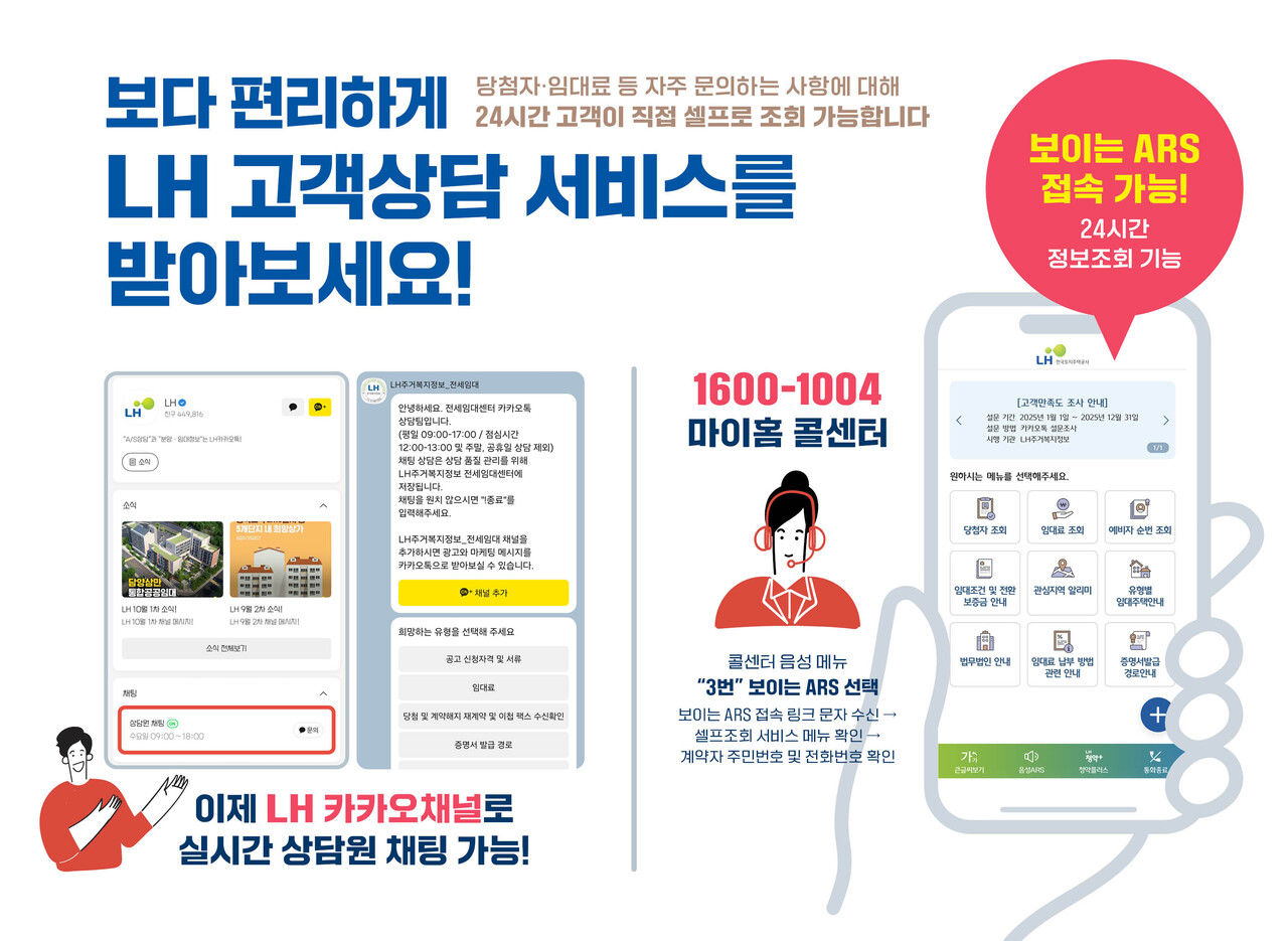 LH 고객상담서비스 고도화 관련 이미지. 2025.11.6./인포그래픽=한국토지주택공사(LH)