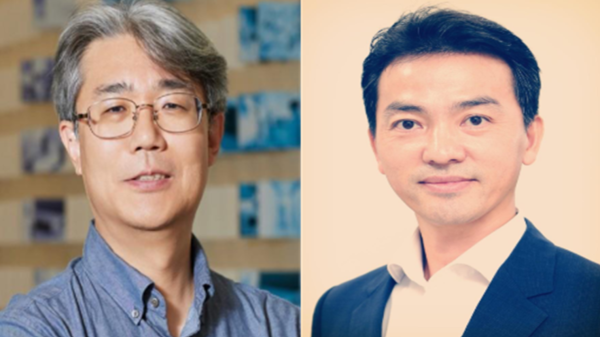 '대한민국 엔지니어상' 11월 수상자로 선정된 이성규 LG화학 연구위원(왼쪽)과 이철수 유엔디 대표./사진=과학기술정보통신부