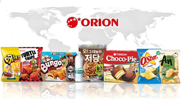 오리온 글로벌 대표 제품./오리온