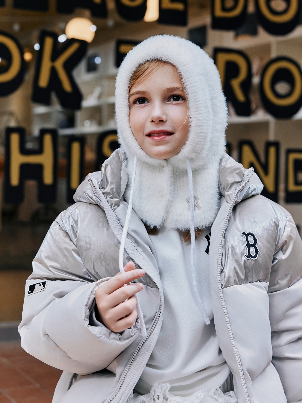 MLB키즈 ‘윈터 컬렉션’ 화보. 2025.11.18./사진=MLB키즈