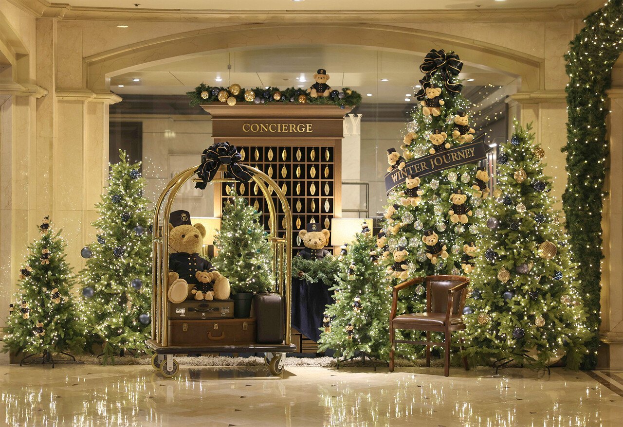 켄싱턴호텔 여의도 크리스마스 트리. 2025.11.19./사진=이랜드파크