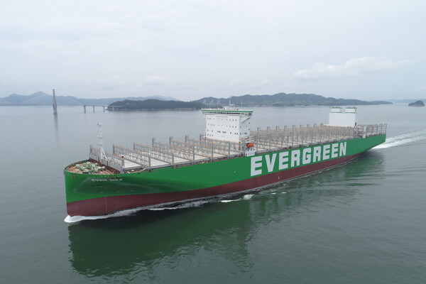 삼성중공업이 건조한 컨테이너 운반선. /2025.11.20 삼성중공업중