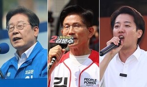 대선 개표 초반 경합 상황